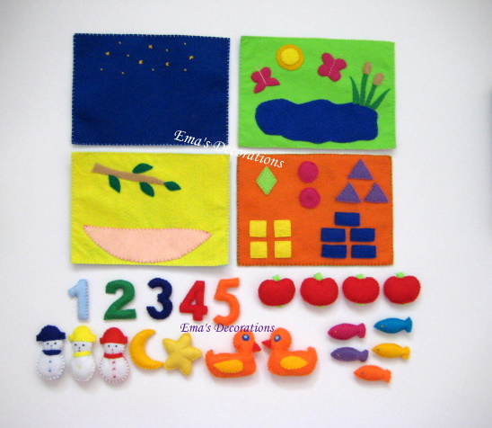 Felt Boards For Preschool And Kindergarten - 8 Pages on Luulla